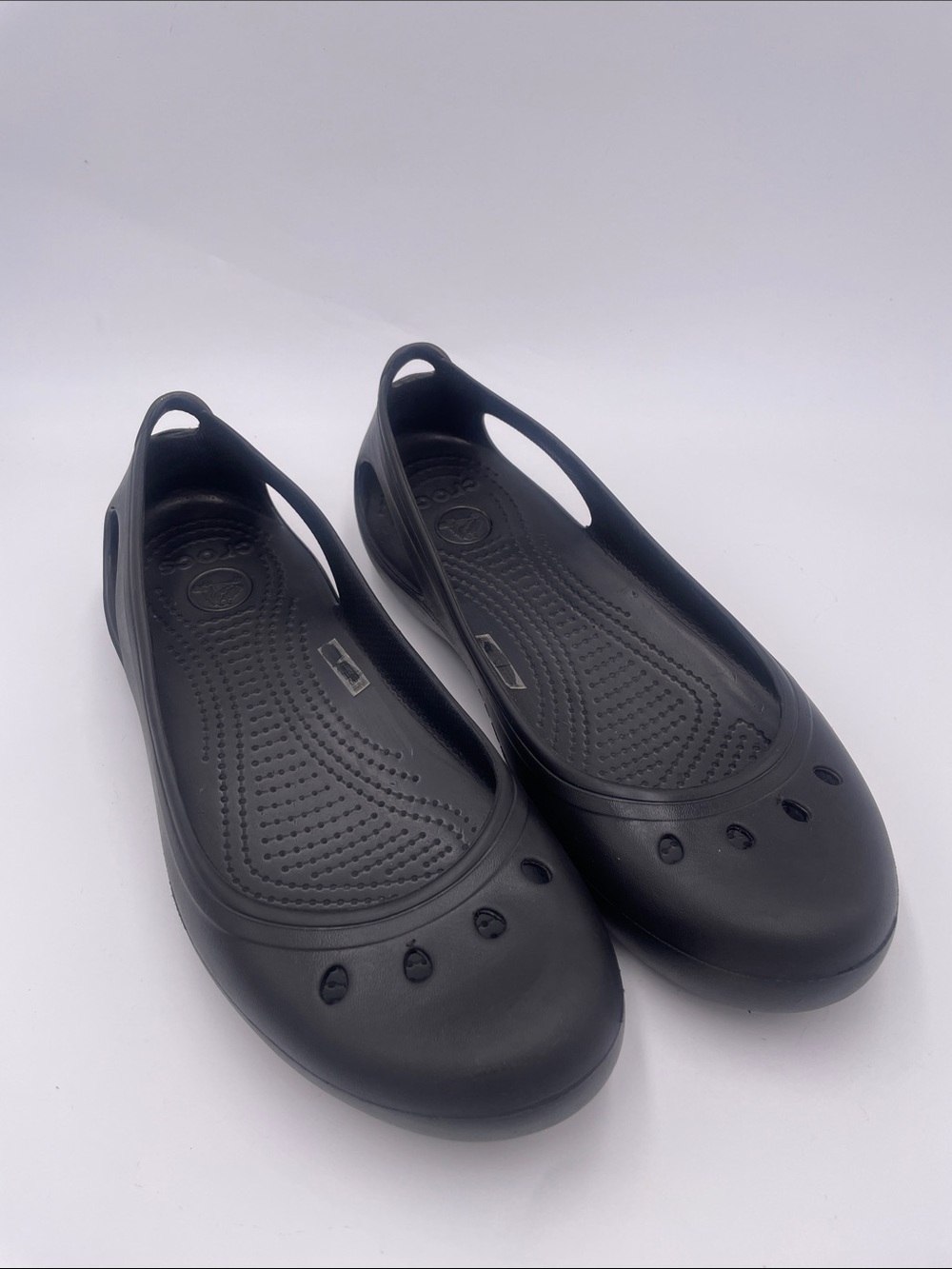 CROCS Women’s Kadee Black Ballet Flats Shoes